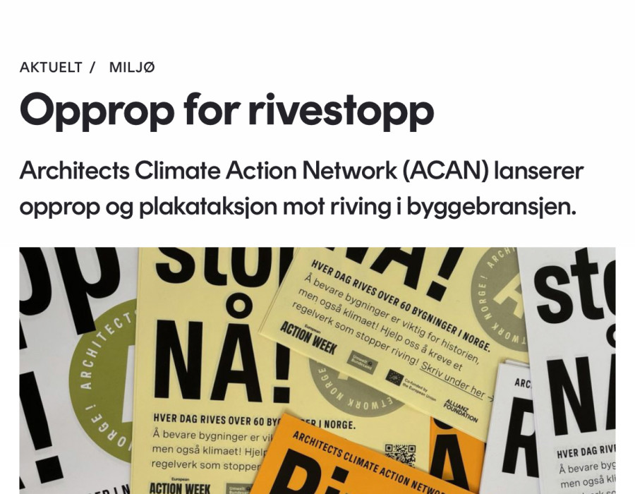 Rivestopp NÅ!